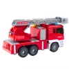 LEAN TOYS Veículo de bombeiros com escada giratória, bomba de água, luzes e sons