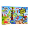 LEAN TOYS Macacos saltitantes árvore lago família jogo de arcada