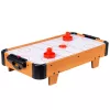 LEAN TOYS Mesa de air hockey mini jogo de arcada para crianças madeira