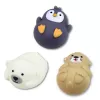 LEAN TOYS Conjunto de brinquedos de banho animais em barcos escorrega 11 peças
