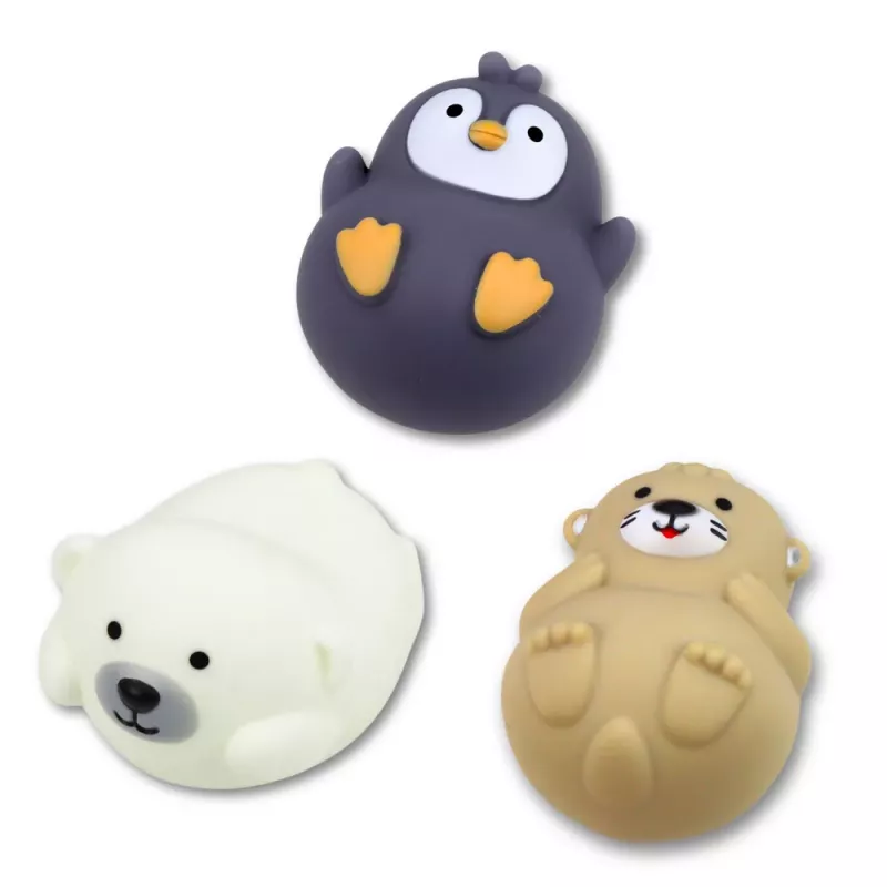 LEAN TOYS Conjunto de brinquedos de banho animais em barcos escorrega 11 peças