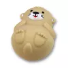 LEAN TOYS Conjunto de brinquedos de banho jogo de pesca figuras de borracha passador pastel 4 peças