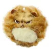 LEAN TOYS Gatinho de peluche com cauda a abanar e som de guincho porta-chaves 9 cm