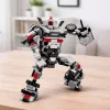 LEAN TOYS Blocos de construção carro de corrida robô 2 em 1 branco 320 peças