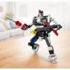 LEAN TOYS Blocos de construção carro desportivo robô 2 em 1 branco 320 peças