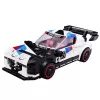 LEAN TOYS Blocos de construção carro desportivo robô 2 em 1 branco 320 peças