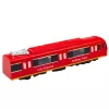 LEAN TOYS Comboio metro City Express com portas, luz e som, vermelho