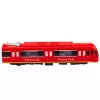 LEAN TOYS Comboio metro City Express com portas, luz e som, vermelho