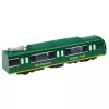 LEAN TOYS Comboio metro City Express com portas de abrir, luzes e sons, verde