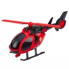 LEAN TOYS Conjunto de resgate dos bombeiros com carro de bombeiros, reboque, helicóptero, carro, luz e som