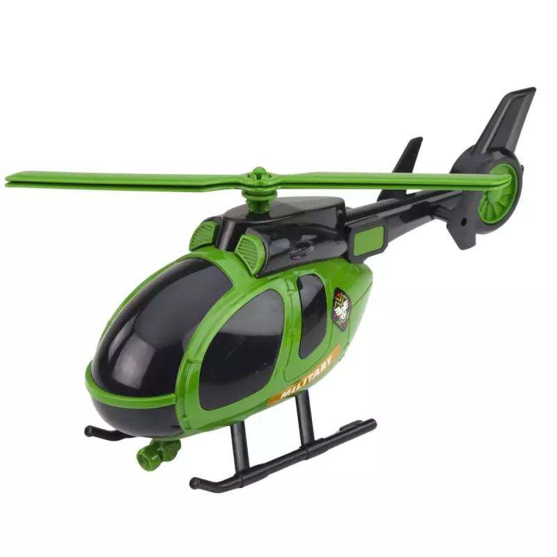 LEAN TOYS Conjunto militar camião militar reboque carro helicóptero luz som