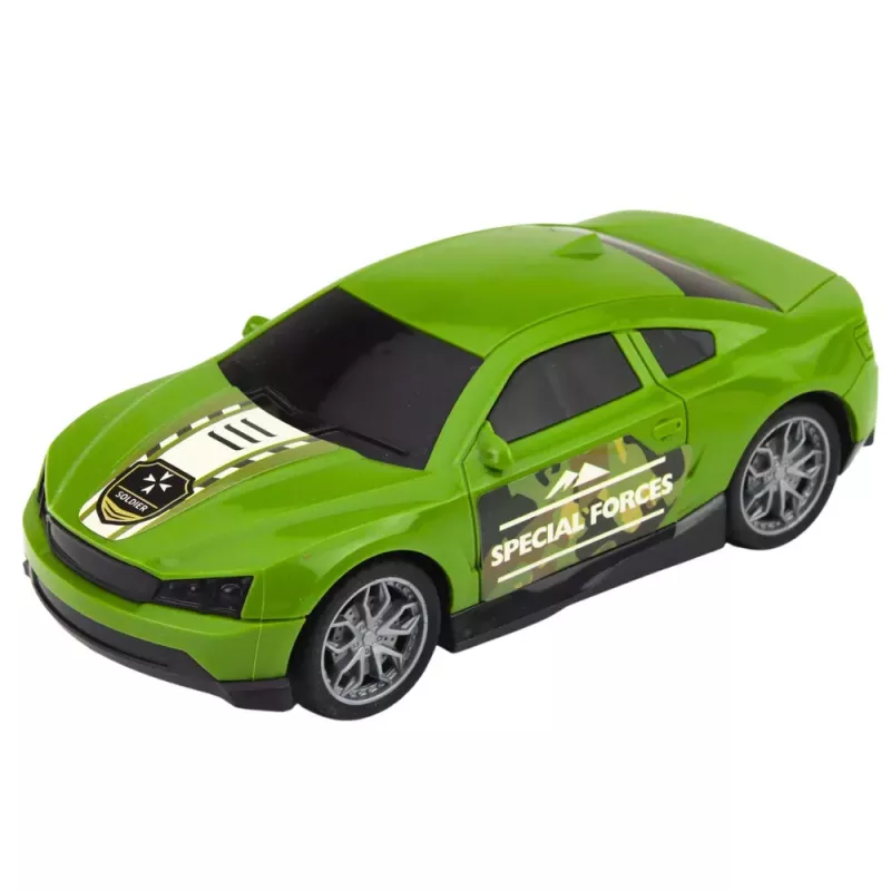 LEAN TOYS Conjunto militar camião militar reboque carro helicóptero luz som