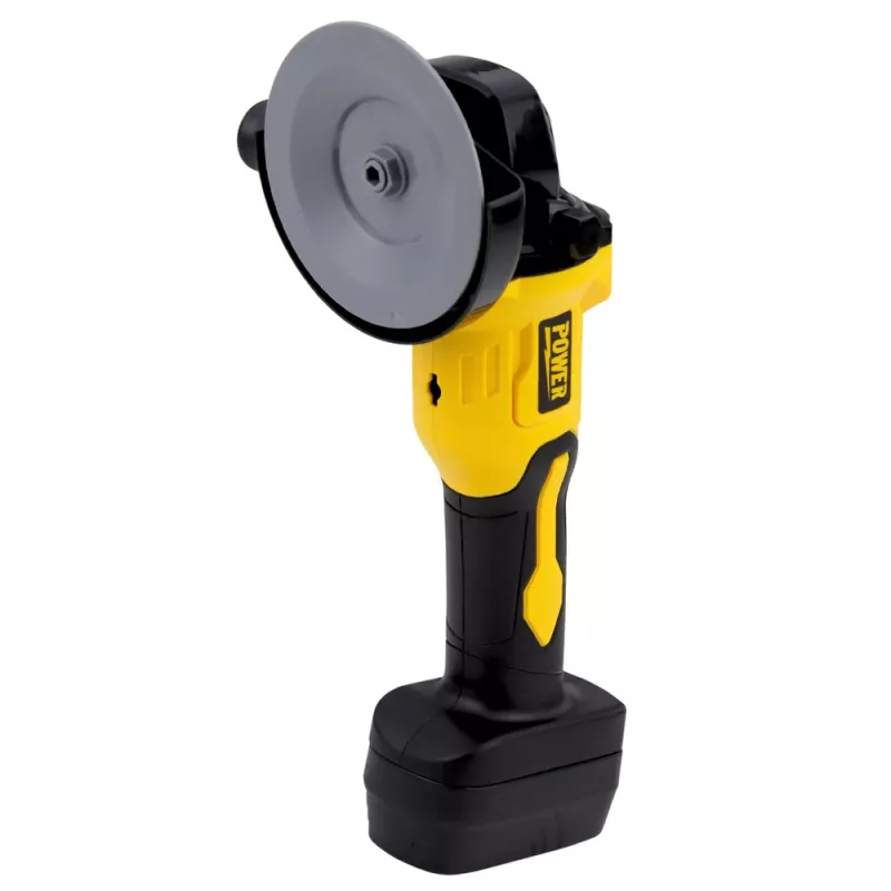 LEAN TOYS Rebarbadora de brincar para crianças com sons amarelo