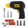 LEAN TOYS Conjunto de ferramentas em cartão com aparafusadora sem fios e acessórios, 23 peças