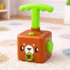 LEAN TOYS Conjunto de brincar com lançador de balões, carros e urso de peluche para crianças