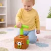 LEAN TOYS Conjunto de brincar com lançador de balões, carros e urso de peluche para crianças