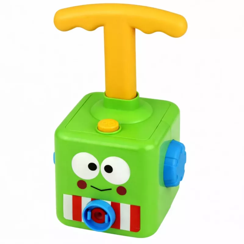 LEAN TOYS Lançador de balões com carro e rã, brinquedo educativo para crianças