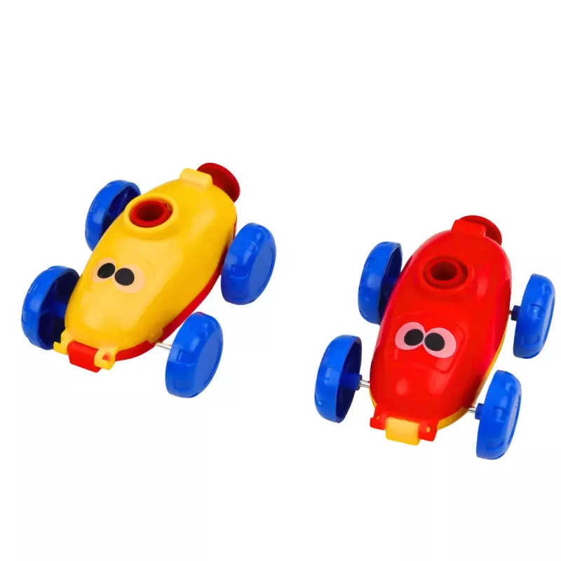 LEAN TOYS Lançador de balões com carro e rã, brinquedo educativo para crianças