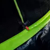 LEAN SPORT LEAN Trampolim de jardim com rede interior preto e verde 252CM 8FT