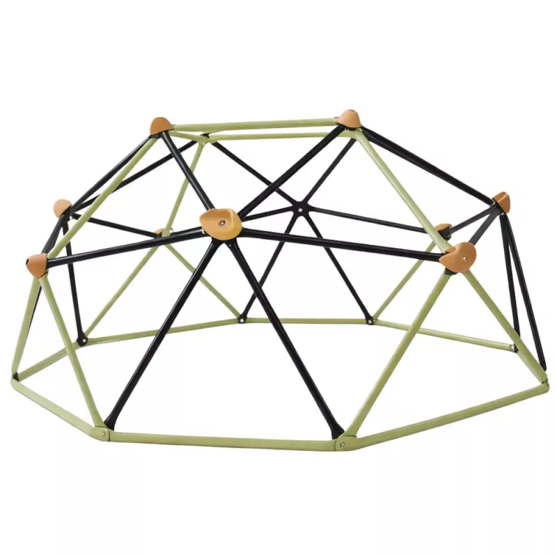 LEAN SPORT Cúpula de escalada para parque infantil de jardim, 182x86 cm, 6FT, azul/amarelo