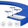 Lean Proteção de molas para trampolim, azul, 244-252 cm, 8 ft