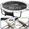 LEAN Tapete de salto para trampolim Peça de substituição 305-312CM 10FT
