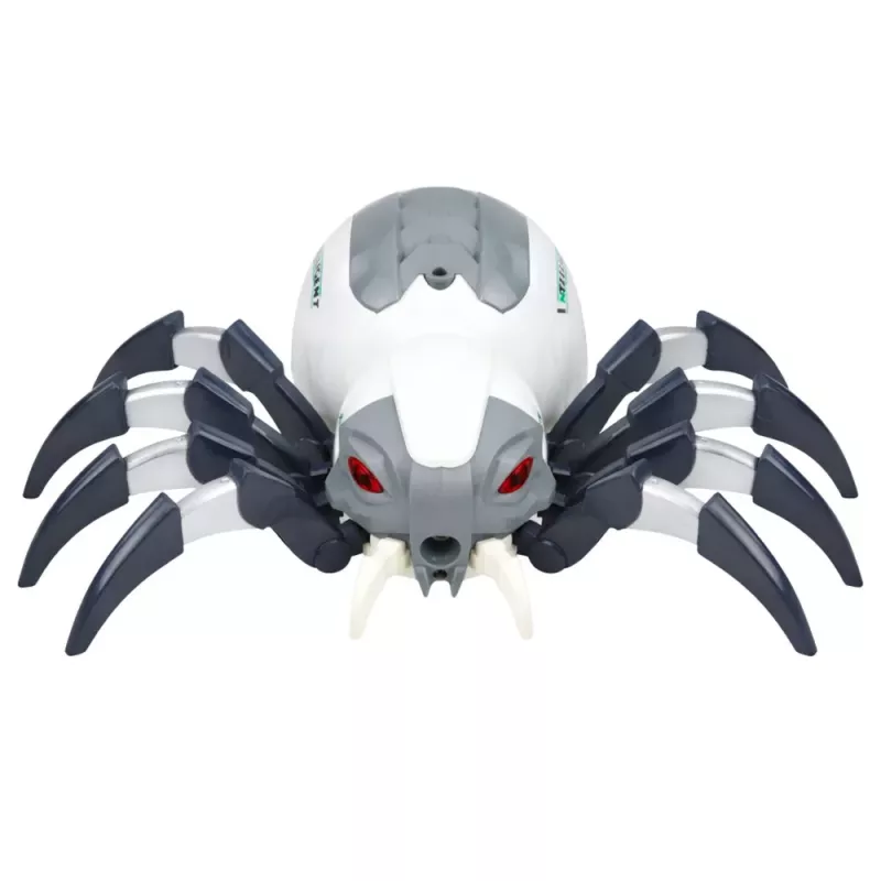LEAN TOYS Robô aranha com controlo remoto RC, efeito de fumo, luzes e sons