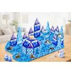 LEAN TOYS Blocos magnéticos com figuras de animais da terra do gelo, azul, 94 peças