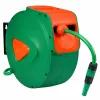 LEAN Enrolador automático de parede com mangueira de jardim, 20 m + 2 m
