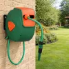 LEAN Enrolador automático de parede com mangueira de jardim, 20 m + 2 m