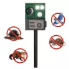 LEAN Repelente solar de animais com sensor de movimento, ultrassons e díodos LED