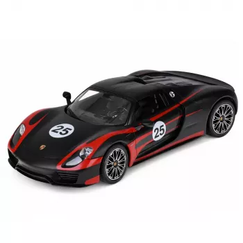 Porsche 918 Spyder Performance telecomando RC carro preto Rastar 1:14