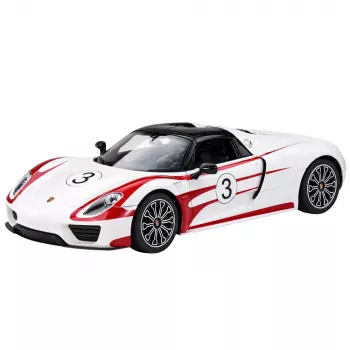 RASTAR Porsche 918 Spyder Performance telecomando RC carro branco 1:14