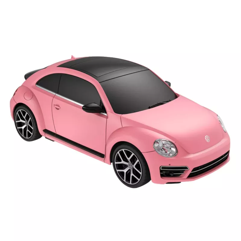 Rastar Volkswagen Beetle UV Sensitive carro telecomandado RC rosa 1:24