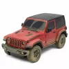 JEEP Wrangler Rubicon-Muddy carro telecomandado RC vermelho Rastar 1:24
