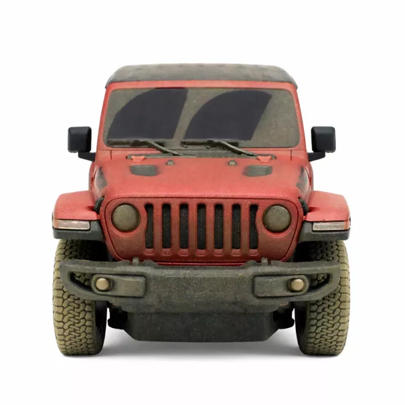 JEEP Wrangler Rubicon-Muddy carro telecomandado RC vermelho Rastar 1:24