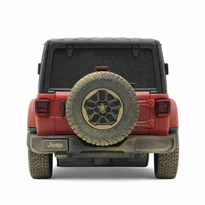 JEEP Wrangler Rubicon-Muddy carro telecomandado RC vermelho Rastar 1:24