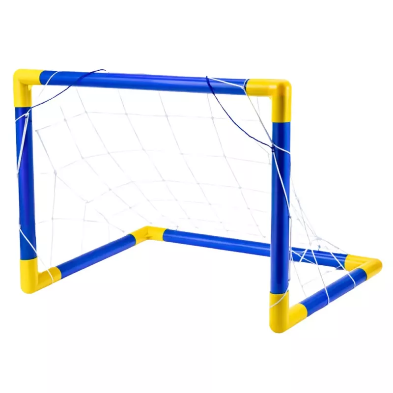 LEAN TOYS conjunto desportivo para jogar futebol, baliza de futebol, bola, bomba 62x40cm