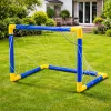 LEAN TOYS conjunto desportivo para jogar futebol, baliza de futebol, bola, bomba 62x40cm