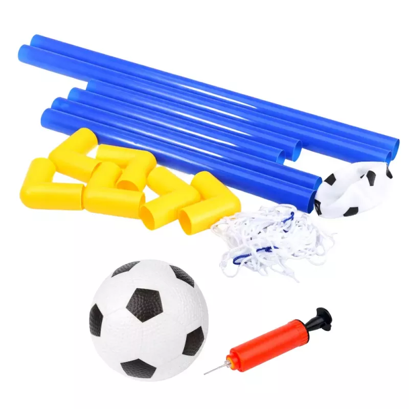 LEAN TOYS conjunto desportivo para jogar futebol, baliza de futebol, bola, bomba 62x40cm