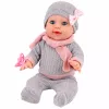 LEAN TOYS boneca bebé acessórios de cuidados com chichi biberão bacio 35 cm