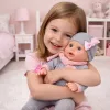 LEAN TOYS boneca bebé acessórios de cuidados com chichi biberão bacio 35 cm