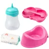 LEAN TOYS boneca bebé acessórios de cuidados com chichi biberão bacio 35 cm