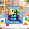 LEAN TOYS puzzle geométrico criativo mosaico brinquedo educativo cogumelos 53 peças