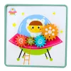 LEAN TOYS puzzle geométrico criativo mosaico engrenagens 25 peças