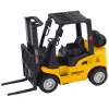 LEAN TOYS empilhador com garfos metálicos motorizados para mover paletes e caixas, amarelo