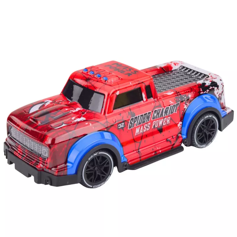 LEAN TOYS carro telecomandado RC todo-o-terreno Spider luzes vermelhas