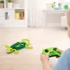 LEAN TOYS RC lagarto gecko sobe paredes 360° verde