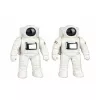 LEAN TOYS conjunto espacial cosmonautas torre de lançamento foguetão vaivém blocos de construção 300 peças