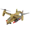 LEAN TOYS conjunto militar: helicóptero do exército, tanque, hovercraft, base de soldados